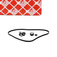 febi 177998 V-ribbed belt kit for MERCEDES W205, S205, C205, A205, X253, C253, R172, OM651.921