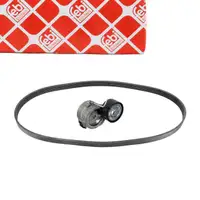 febi 183486 Keilrippenriemensatz f&uuml;r PSA C3 2 3 C4 Cactus 2008 208 1 301 308 2 1.0/1.2 VTi