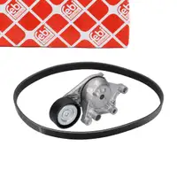febi 183558 V-ribbed belt kit for CITROEN Berlingo C3 2 and PEUGEOT Partner 1.6 BlueHDi