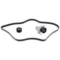 febi 183563 Keilrippenriemensatz f&uuml;r RENAULT Megane 4 Scenic 4 Talisman Trafic 3 1.6 dCi