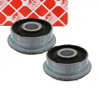 2x febi 09056 Querlenkerlager Buchse f&uuml;r AUDI 100 C3 C4 200 Hinterachse unten 443511247D