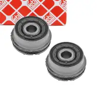 2x febi 09087 Querlenkerlager Lagerung Querlenker f&uuml;r AUDI 100 A6 C4 Hinterachse 4A0511249