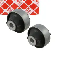 2x febi 22867 Querlenkerlager f&uuml;r NISSAN Micra 3 Note Vorderachse hinten unten 54570AX600