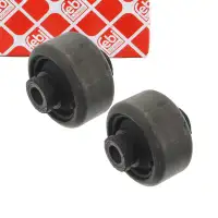 2x febi Querlenkerlager St&uuml;tzlager f&uuml;r RENAULT Megane 2 Scenic 2 Zoe Vorne hinten unten