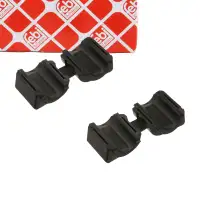 2x febi 40082 Stabilisatorlager f&uuml;r CITROEN C5 3 PEUGEOT 407 1 Vorderachse innen 5094.98