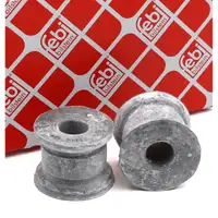 2x febi 08944 Anti-roll bar bushings for MERCEDES 190 W201, W202, W124, W210, R129, R170 (front outer)