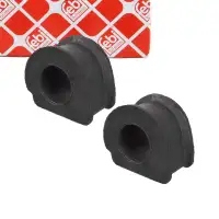 2x 15986 febi Stabilisatorlager f&uuml;r VW Passat B1 B2 AUDI 80 Vorderachse innen 823411327B