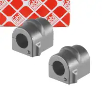 2x febi 17730 Stabilisatorlager Stabilager f&uuml;r OPEL Astra G Tigra TwinTop Vorne 350138