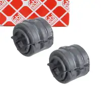 2x febi 21820 Stabilizer Bar Bushings for CITROEN Xsara ZX PEUGEOT 306 Front Axle 5094.66