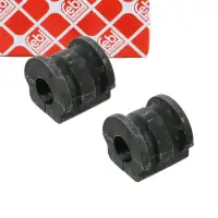 2x febi Stabilisatorlager f&uuml;r VW Polo 5 6R 6C 9N 9A AUDI A2 8Z SEAT Ibiza 3 4 Mii KF vorne