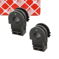 2x febi 34067 Stabilisatorlager f&uuml;r NISSAN Juke Qashqai RENAULT Kadjar vorne 54613-4EA0B