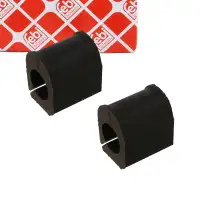 2x febi 34709 Stabilisatorlager Stabilager f&uuml;r RENAULT Twingo 2 Vorne innen 8200554863