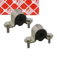 2x febi 36613 Stabilisatorlager f&uuml;r FIAT Doblo 119 Palio Strada Vorderachse au&szlig;en 51713088