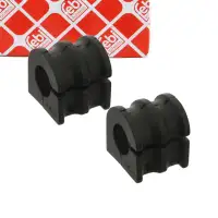 2x febi Stabilisatorlager f&uuml;r RENAULT Clio 3 Scenic 2 Grand Scenic 2 Megane 2 Modus vorne