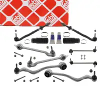 febi 46291 PROKIT Reparatursatz Querlenker f&uuml;r BMW 5er 520-530i 520-530d vorne 12-teilig