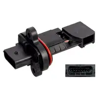 febi 176012 Luftmassenmesser Luftmengenmesser f&uuml;r OPEL Astra K 1.0 Turbo/1.4 CNG 12671625