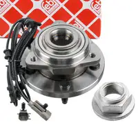 febi 172772 Wheel Bearing Kit - Wheel Bearings for Jeep Commander Grand Cherokee 2 & 3 (Front)