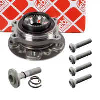 febi 172413 Radlagersatz f&uuml;r BMW 5er F10 F11 F07 6er F12 F13 F06 X3 F25 X4 F26 Vorderachse