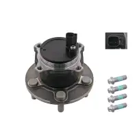 febi Radlagersatz Radnabe Radlager f&uuml;r FORD C-Max/Focus C-Max Focus 2 Mk2 hinten 1766628