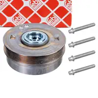 febi 173069 Riemenscheibe Kurbelwelle f&uuml;r BMW X1 F48 2er F45 F46 MINI F55 F56 F60 F54 B38