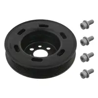 febi PROKIT Riemenscheibe Kurbelwelle f&uuml;r VW Golf 5 Passat B6 AUDI A3 8P A4 Leon 1.8 2.0