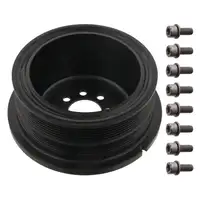 febi PROKIT Riemenscheibe Kurbelwelle f&uuml;r BMW 5er E60 E61 X5 E53 6er E63 N62 11237568345