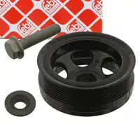 febi PROKIT Crankshaft Pulley for Mercedes GL-Class X164, W251, W221, W463, OM642