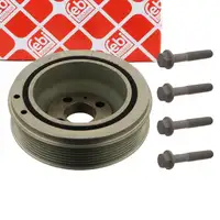 febi 33814 Riemenscheibe Kurbelwelle f&uuml;r FIAT Ducato 244 IVECO Daily 4 5 6 2.3D 504017415