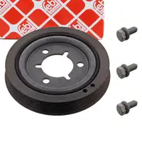febi PROKIT Riemenscheibe Kurbelwelle f&uuml;r CITROEN C2 C3 3 C4 PEUGEOT 206 307 1007 1.4 1.6