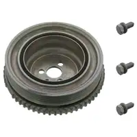 febi 44813 PROKIT Riemenscheibe Kurbelwelle f&uuml;r FIAT Bravo 1 2 Panda Punto Tipo 1.2 1.4