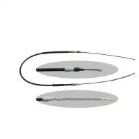 2x febi 01657 Handbremsseil f&uuml;r MERCEDES T1 601 602 mit Trommelbremse hinten 6014201185