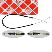 febi 02088 Handbremsseil Bremsseil f&uuml;r AUDI 100 200 C3 bis 12.1988 hinten 443609721A