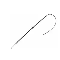 2x febi 12303 Handbremsseil f&uuml;r BMW 5er E34 Limo + Touring mit Scheibenbremse hinten