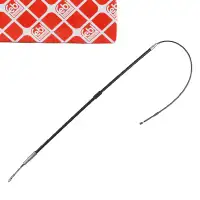 febi 12303 Handbremsseil für BMW 5er E34 Limo + Touring mit Scheibenbremse hinten