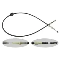 2x febi Handbremsseil Feststellbremse f&uuml;r MERCEDES E-Klasse W211 S211 CLS C219 hinten