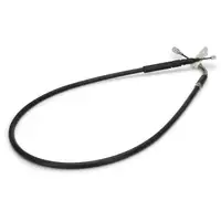 2x febi 34909 + 37267 Handbrake cable for Mercedes A-Class W169 and B-Class W245 (rear)