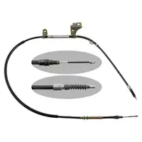 2x febi Handbremsseil Bremsseil Feststellbremse f&uuml;r VW Passat B5 B5.5 hinten