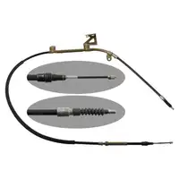 2x febi Handbremsseil Bremsseil Feststellbremse f&uuml;r VW Passat B5 B5.5 hinten