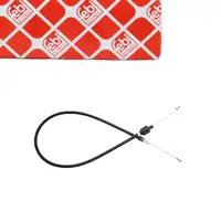febi 06169 Kupplungsseil Kupplungsseilzug f&uuml;r FORD Sierra 1 + 2 2.3D ab BJ 08.84 6156056