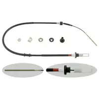 febi 12756 Kupplungsseil Kupplungsseilzug f&uuml;r FIAT Brava Bravo Marea 1.6-1.8i 46797595