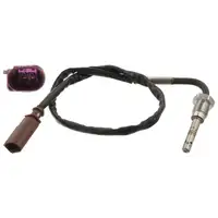 febi 100837 Abgastemperatursensor Sensor vor Rpf f&uuml;r AUDI A6 C7 4G 2.0 TDI 4G0906088K