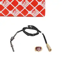 febi Abgastemperatursensor f&uuml;r VW Polo 5 6R 6C SEAT Ibiza 4 SKODA Fabia 2 5J 1.2 TDI
