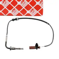 febi Abgastemperatursensor f&uuml;r VW Polo 5 AUDI A1 8X SEAT Ibiza 4 SKODA Fabia 2 1.2/1.6 TDI