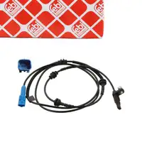 febi 47006 ABS Sensor Raddrehzahl f&uuml;r CITROEN C5 3 C6 PEUGEOT 407 hinten 4545.J0