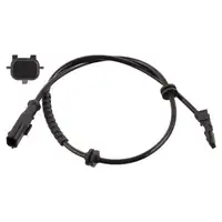 febi 102565 ABS Sensor Raddrehzahl f&uuml;r RENAULT Clio 3 Modus Grand Modus hinten 8200195832