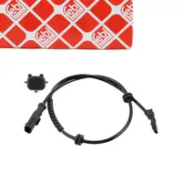 febi 102565 ABS Sensor Raddrehzahl f&uuml;r RENAULT Clio 3 Modus Grand Modus hinten 8200195832