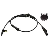 febi ABS Sensor Raddrehzahl f&uuml;r FIAT 500 500 C 312 ABARTH 500 595 695/C FORD Ka RU8 hinten