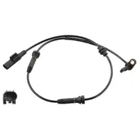 febi ABS Sensor Raddrehzahl f&uuml;r FIAT Fiorino 225 Grande Punto 199 Qubo 225 vorne 51763164