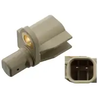 febi ABS Wheel Speed Sensor for VOLVO S60 2, S80 2, V60 1, XC60 1, XC70 2 (rear) 30793636