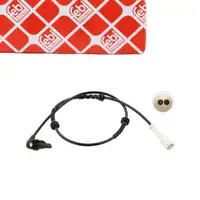 febi ABS Wheel Speed Sensor for Renault Clio 2 Thalia 1 2, Left Rear Axle, 8200254681